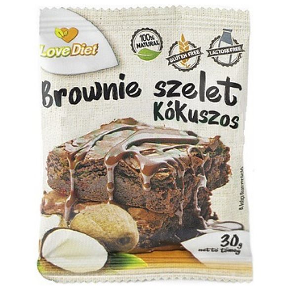 LOVE DIET BROWNIE KÓKUSZ 30G