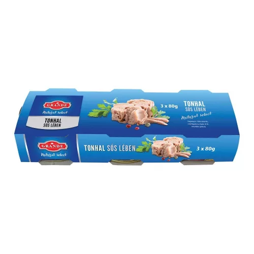 GRANDE TONHALTÖRZS NATÚR LÉBEN 240G - Bio és natúr élelmiszerek