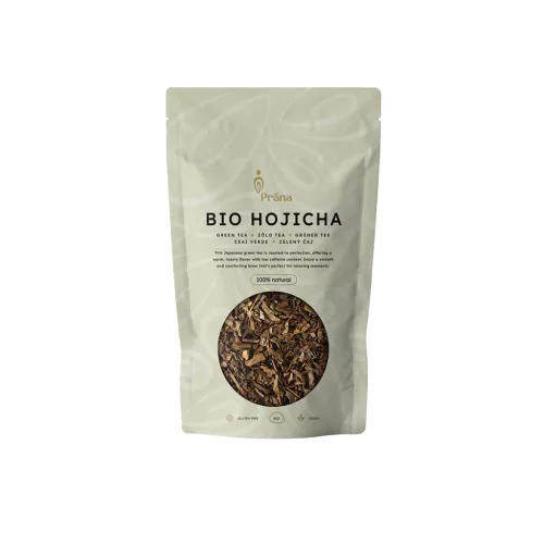 Prana Bio Hojicha Japán pörkölt zöld tea 100 g - 