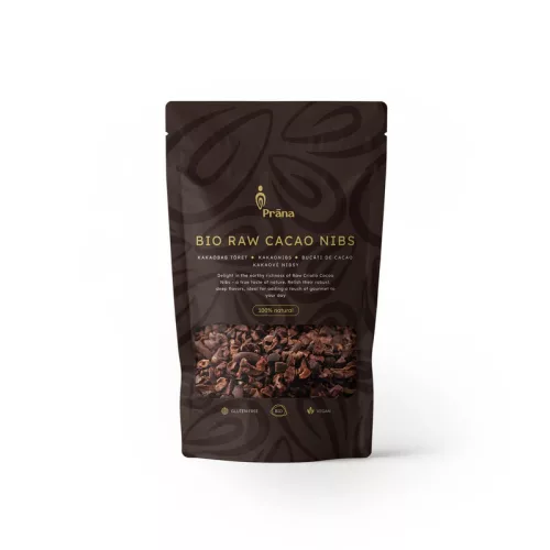 Prana Bio Nyers Kakaóbab töret 125g - Bio és natúr élelmiszerek