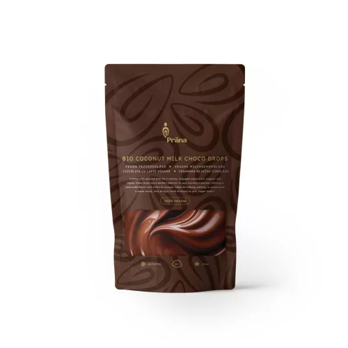 Prana bio csokoládé pasztilla kókusztej és kókuszcukor 250 g - 