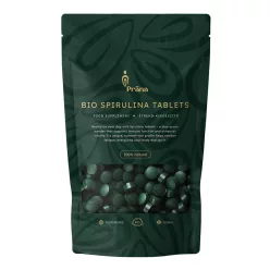 Prana Bio Spirulina (400mg) tabletta 125g - Bio és natúr étrendkiegészítők