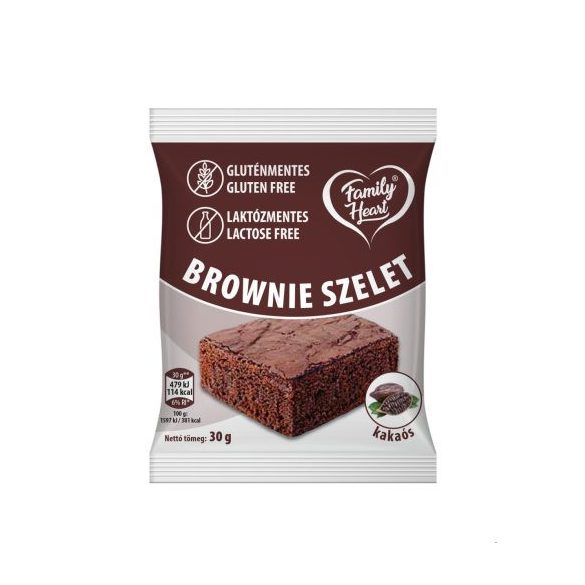 FAMILY HEART BROWNIE SZELET KAKAÓS