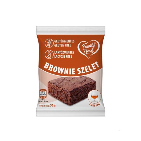 FAMILY HEART BROWNIE SZELET RUM ÍZŰ