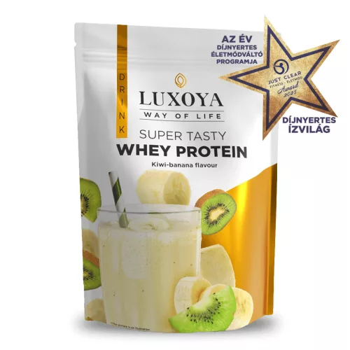 Luxoya Super Tasty Whey Protein 450g DOY - Kivi-banán ízű - 