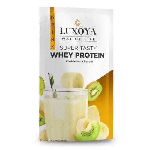 Luxoya Super Tasty Whey Protein 30g - Kivi-banán ízű - 