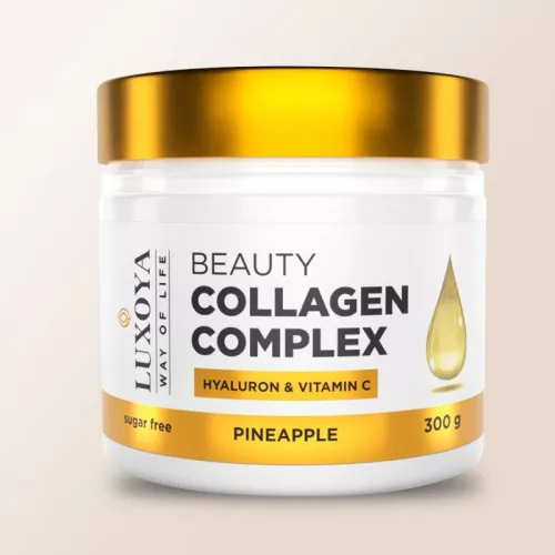 Luxoya Beauty Collagen Complex Hyaluron & Vitamin C 300g - Pineapple - 