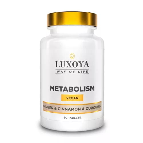 Luxoya Metabolism with Ginger & Cinnamon & Curcumin - 60 tablets - 