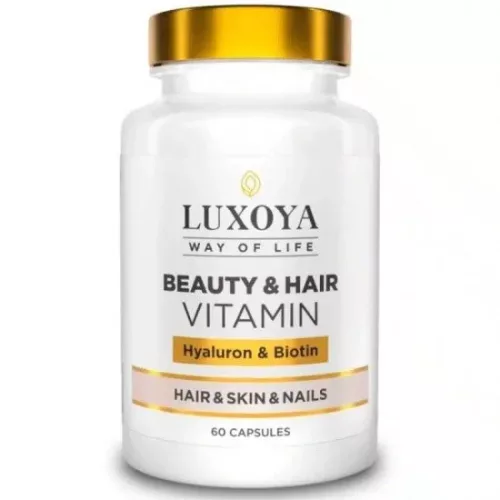 Luxoya Beauty & Hair Vitamin Hyaluron & Biotin - 60 capsules - 