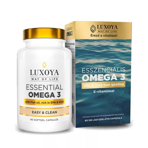 Luxoya Essential Omega-3 with fish oil - 60 capsules - 