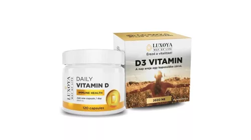 Luxoya Daily Vitamin D 2600 IU - 120 pcs - 