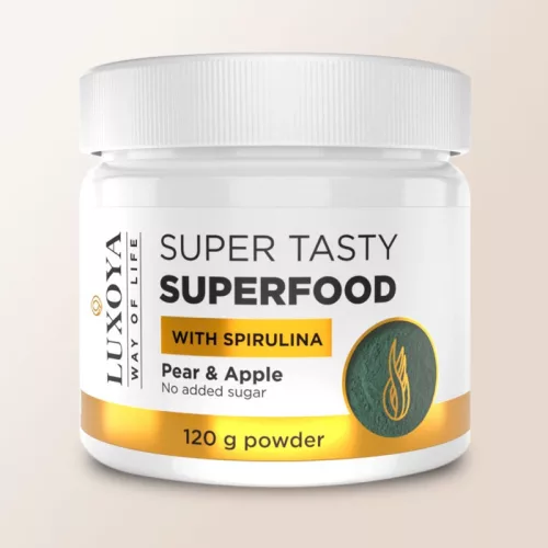Luxoya Super Tasty Superfood With spirulina 120g - Pear & Apple - 