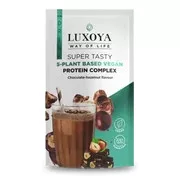Luxoya Super Tasty 5-plant based VEGAN Protein Complex 30g - Csokoládé-mogyoró ízű - 