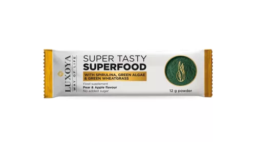 Luxoya Super Tasty Superfood With spirulina 12g - Pear & Apple - 