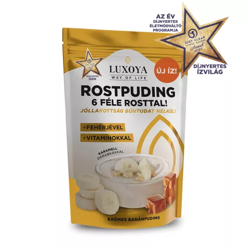 Luxoya Luxoya Fiber Rostpuding - Karamell-Banán 300g - 