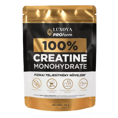 Luxoya 100% Creatine Monohydrate ízesítetetlen 150g - 