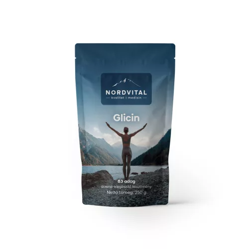 NORDVITAL GLICIN 250G - Bio és natúr étrendkiegészítők