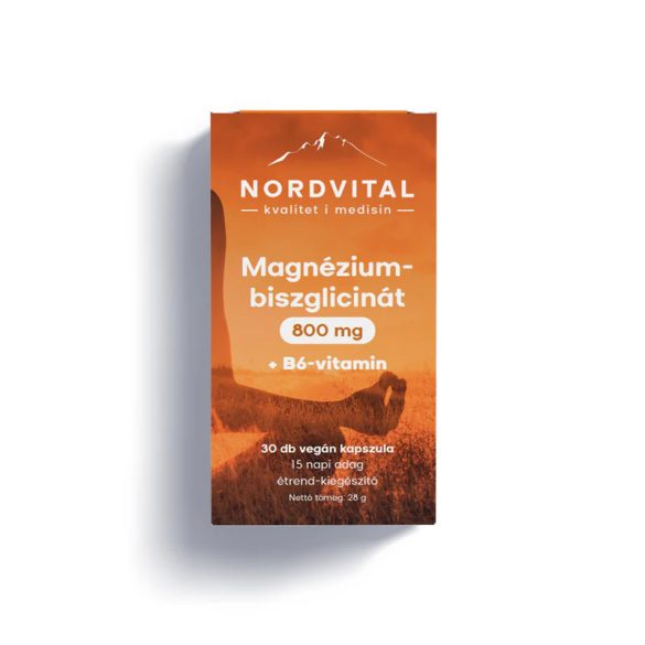 Nordvital Magnézium-biszglicinát 30 db kapszula