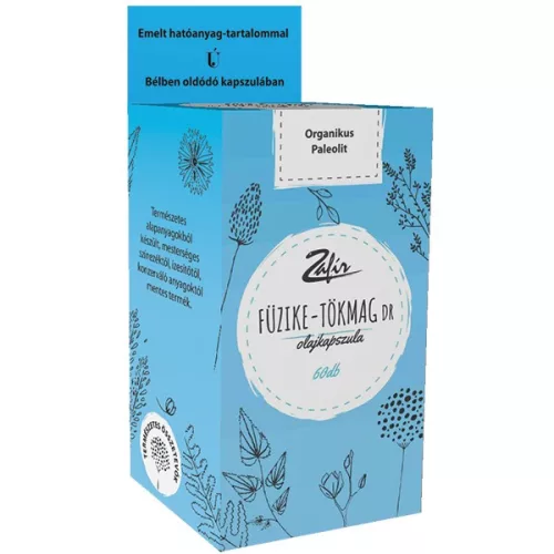Zafír füzike-tökmag dr olajkapszula 60 db - Bio és natúr étrendkiegészítők