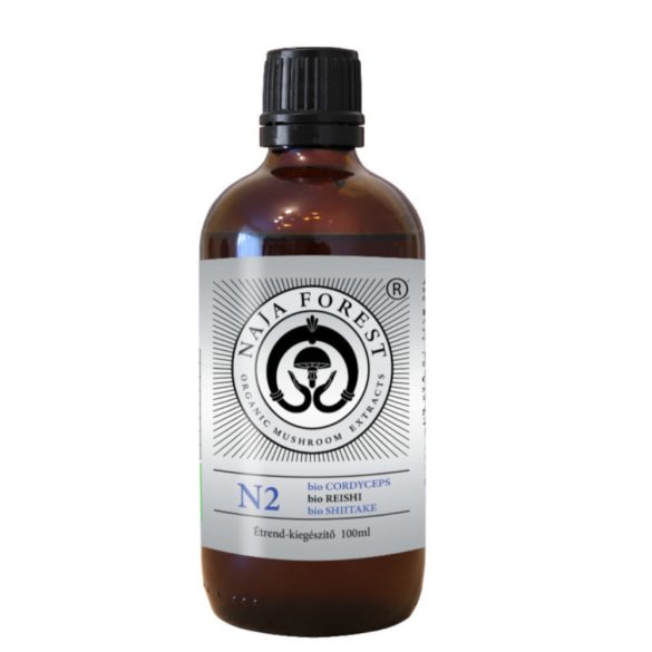 Naja forest N2 bio cordyceps, bio reishi, bio shiitake étrendkiegészítő 100 ml
