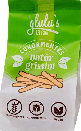 GLULU'S FREEFROM CM NATÚR GRISSINI 70 G - Bio és natúr élelmiszerek