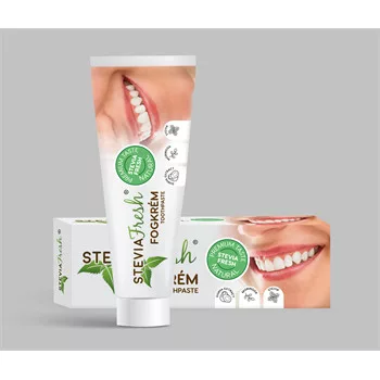 Stevia Fresh fogkrém 75 ml - Bio és natúr kozmetikumok