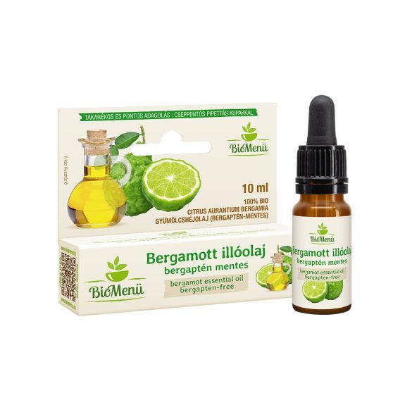 BioMenü BIO BERGAMOTT bergaptén-mentes illóolaj 10 ml