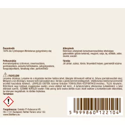 BioMenü BIO CITRONELLA Java illóolaj 10 ml - Aromaterápiához és természetes wellnesshez