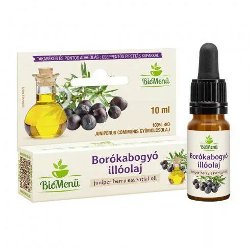 BioMenü BIO BORÓKABOGYÓ illóolaj 10 ml - Aromaterápiához és természetes wellnesshez