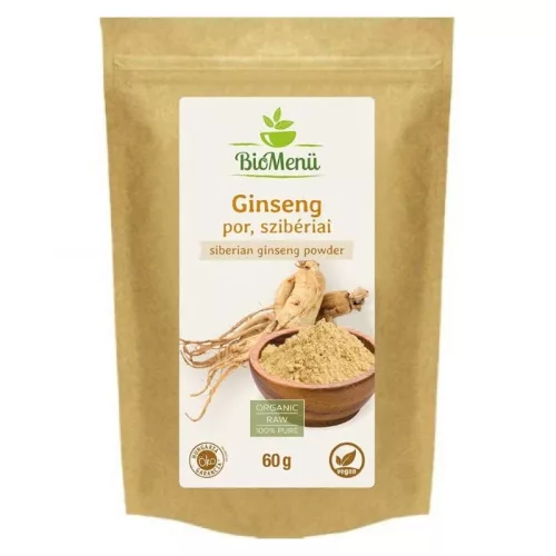 Bio menü bio ginseng por szibériai 60 g - Bio és natúr étrendkiegészítők