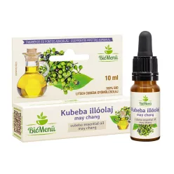 BioMenü BIO KUBEBA (May Chang) illóolaj 10 ml - Aromaterápiához és természetes wellnesshez