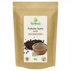 BioMenü BIO FEKETE BORS őrölt 60 g - Bio és natúr élelmiszerek