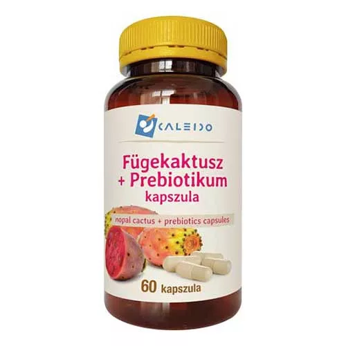 Caleido FÜGEKAKTUSZ + PREBIOTIKUM kapszula 60 db  Új termék - Bio és natúr étrendkiegészítők