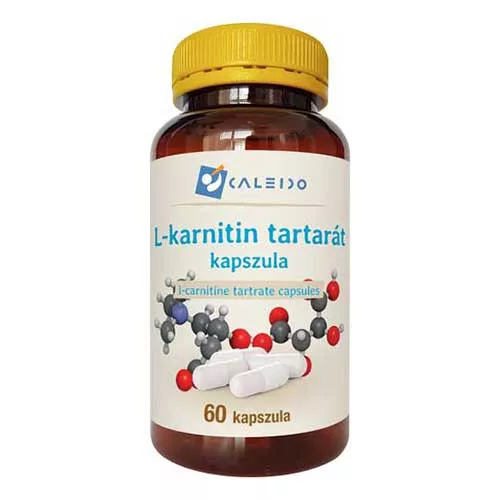 Caleido L-KARNITIN TARTARÁT kapszula 60 db  Új termék - Bio és natúr étrendkiegészítők
