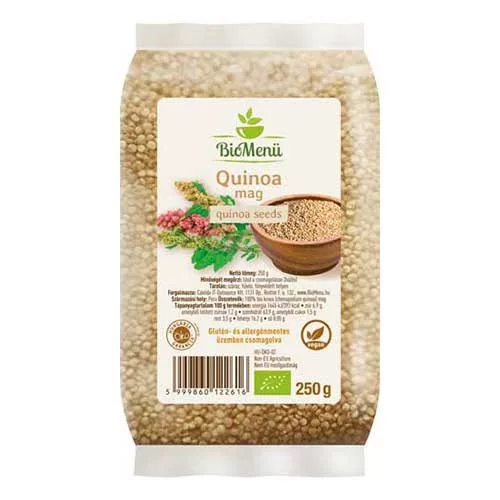 BioMenü BIO QUINOA mag 250 g  Új termék - Bio és natúr élelmiszerek