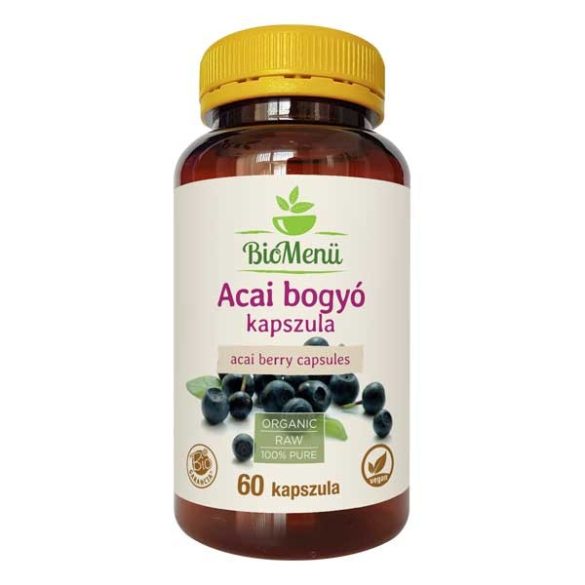 BioMenü BIO ACAI bogyó kapszula 60 db