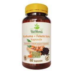 Bio menü bio kurkuma+fekete bors kapszula 60 db - Bio és natúr étrendkiegészítők