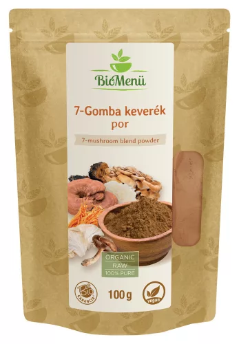 BioMenü BIO 7-GOMBA keverék por 100 g - Bio és natúr étrendkiegészítők