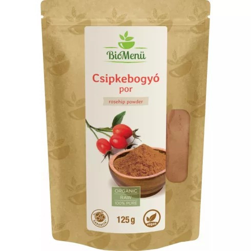BioMenü BIO CSIPKEBOGYÓ por 125 g  Új termék - Bio és natúr étrendkiegészítők