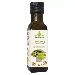 BioMenü BIO TÖKMAGOLAJ 100 ml  Új termék, július közepétől raktáron - Bio és natúr élelmiszerek