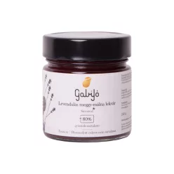 Gabijó Lekvár Leven.Meggy-Málna  Hcm 240 g - Bio és natúr élelmiszerek