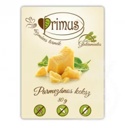 Primus gluténmentes parmezános keksz 80 g - Bio és natúr élelmiszerek