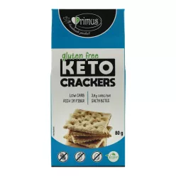 PRIMUS KETO KEKSZ GM VEGÁN 80G - Bio és natúr élelmiszerek