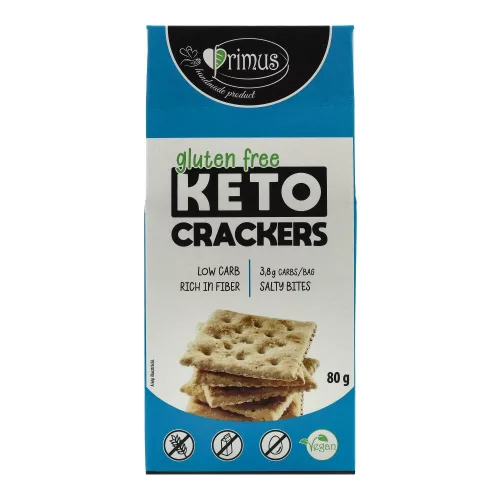 PRIMUS KETO KEKSZ GM VEGÁN 80G - Bio és natúr élelmiszerek