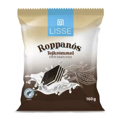 Lissé tejkrémmel töltött kakaós ostya 160 g