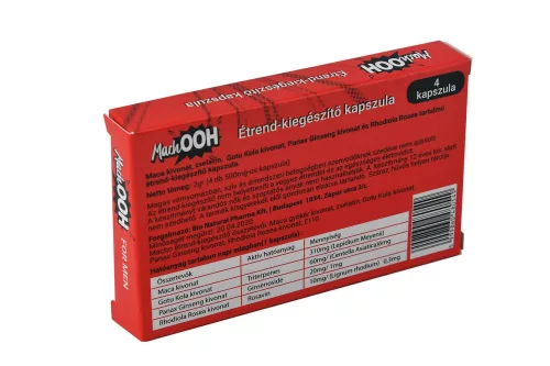 MachOOH étrend-kiegészítő kapszula férfiaknak (4 db) - Bio és natúr intim termékek