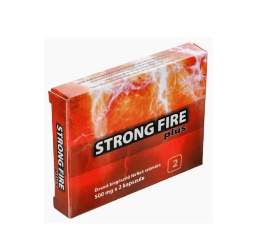 Strong Fire Plus - étrendkiegészítő kapszula férfiaknak (2db) - Bio és natúr intim termékek