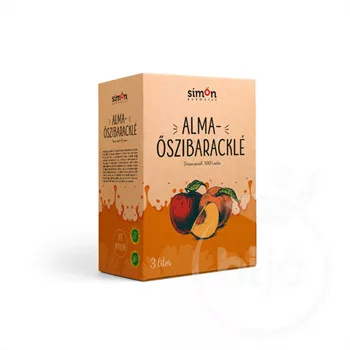 Simon gyümölcs alma-őszibaracklé 3000 ml - 