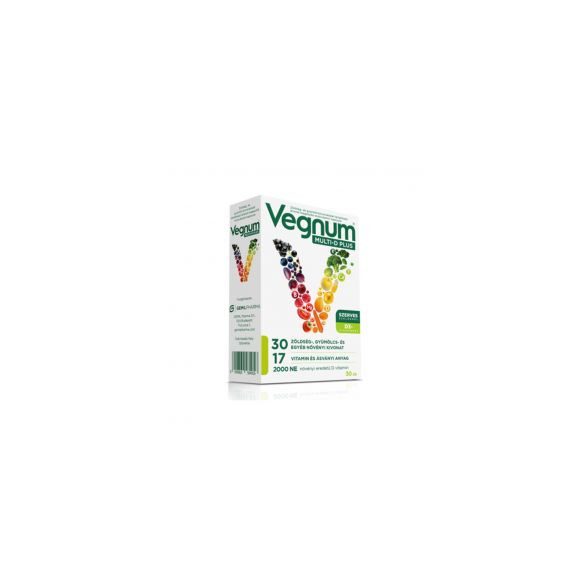 VEGNUM MULTI-D MULTIVITAMIN KAPSZ.30 db