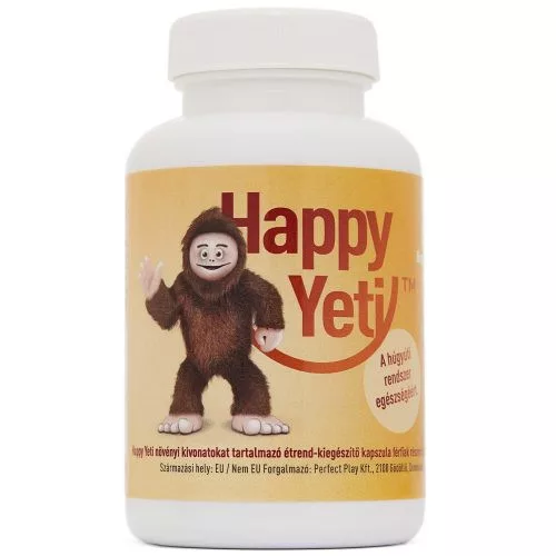Happy Yeti prosztata növényi kivonatokat tartalmazó étrend-kiegészítő kapszula férfiak részére 60 db - Bio és natúr étrendkiegészítők